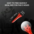 thumbnail image 3 of ABPETE Golf Tees Plastic 1 1/2 inch Value  600 Pack, Upgrade More Unbreakable Bulk Stable Reduce Friction Side Spin Tee for Men Women Ladies, 3 of 12