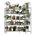 thumbnail image 4 of Tcbosik 69.7''W Metal Shelf, 5-Tier Wire Shelving Unit, Adjustable Kitchen Pantry Storage Rack, Commercial Shelf for Garage Organizer, 69.69"L x 15.75"W x 70.87"H, Chrome, 4 of 6