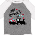 thumbnail image 4 of Inktastic Happy Valentine's Day- train Boys or Girls Long Sleeve Baby Bodysuit, 4 of 5