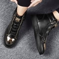 thumbnail image 1 of Zapatillas casuales para hombre de cuero PU resistente al desgaste para viajes al aire libre (40) Negro DQrwqpou Tenis De Mujer Tenis De Hombre, 1 of 8