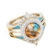 thumbnail image 1 of Anillo Set Ostras Halos Turquesa Espinoso Regalo Joyería Anillos, 1 of 2