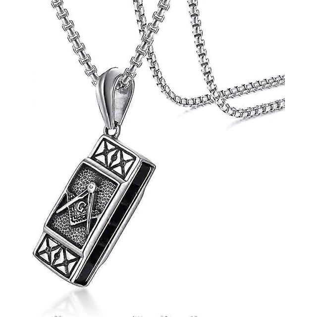 Stainless Steel Masonic Harmonica Vintage Musical Instrument Pendant,harmonica Can Blow