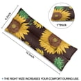 thumbnail image 4 of Autumn Sunflower Seatbelt Pillow - Plush Mastectomy Car Cushion - Vintage Floral Design for Post Surgery Comfort - Chest Protection & Recovery Aid, 4 of 5