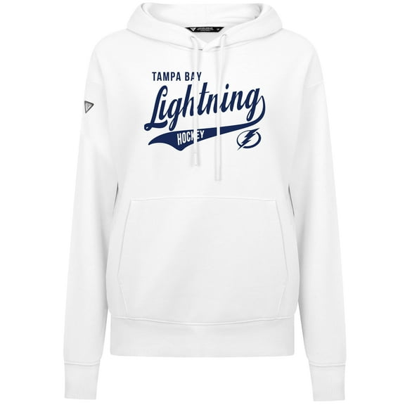 Women's Levelwear  White Tampa Bay Lightning Adorn Glide Pullover Hoodie