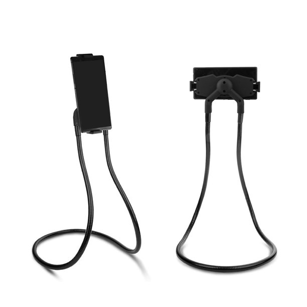 Soporte para teléfono móvil, soporte universal para teléfono móvil, soporte para perezosos, soporte de montaje flexible para bricolaje con múltiples funciones (negro)