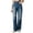 Sky Blue, variant on Women's High Rise Ripped Raw Hem Wide Leg Jeans Distressed Denim Pants Casual Loose Fit Straight Leg Jeans with Pockets Fashion Streetwear Y2K Denim Trousers Daily Wear 2XS-L