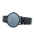thumbnail image 4 of Alfred Sung Men's Metropolitan Black Date Black Dial Link Watch, 4 of 6