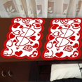 thumbnail image 3 of Exquisite Parti Fournitures 1 Set Set Set Modèle Coeur d'Amour Imperméable Style Vintage Jolie Nappe pour la Saint-Valentin, 3 of 6