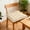 Beige, variant on Soft Fuzzy Plush Square Chair Cushions for Dining Room Kitchen Office Chairs Non Fluffy Seat Cushion Tufted Ruffled Chair Pads with Ties (17.72 * 17.72inch),Beige