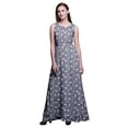 thumbnail image 1 of Bimba Bird Ladies Printed Long Tank MaxiDressResort Wear Evening Gown-Small, 1 of 5