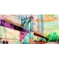 thumbnail image 2 of Chestier, Eric 32x18 Gold Ornate Wood Framed with Double Matting Museum Art Print Titled - The Bridge 2.0, 2 of 4
