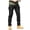 Black, variant on Men's Overalls Pants - Outdoor Elastic Loose Soft Pants - Suitable for Spring and Autumn