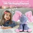 Singing Elephant with Ears Moving Electric Plush Toy for Baby's Gift , Animated Elephant Toys
