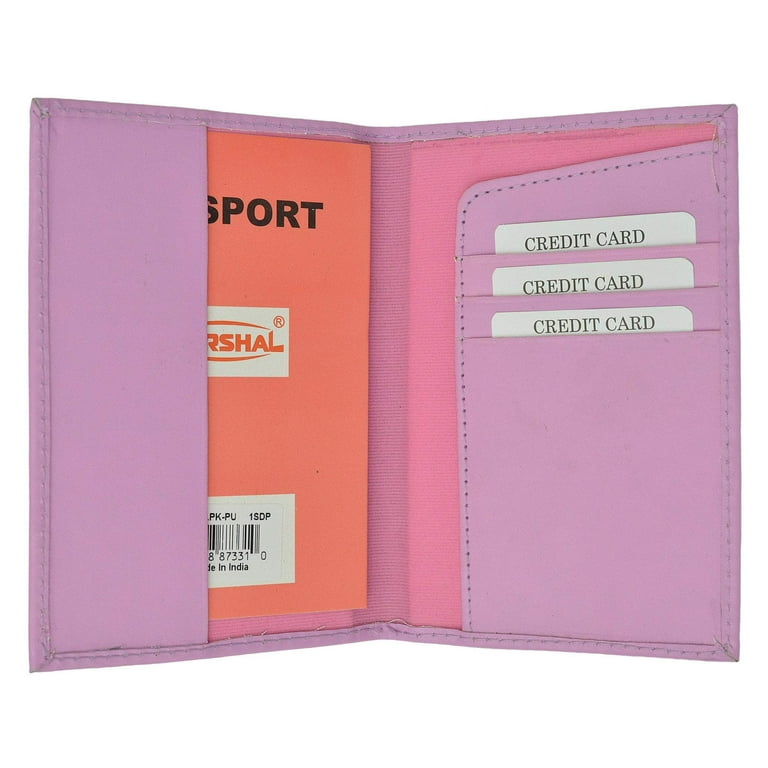 Genuine Leather Passport and Vaccine Card Holder India