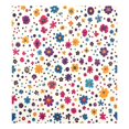 thumbnail image 3 of Dailycode Dishwasher Magnet Cover Magnetic Fridge Door Cover Home Kitchen Decor, Small Flower and Dots, 23"x 26", 3 of 6
