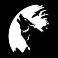 thumbnail image 2 of SPRING PARK Fashion Wolf Design Car Truck Body Window Reflective Decals Sticker Decoration, 2 of 6