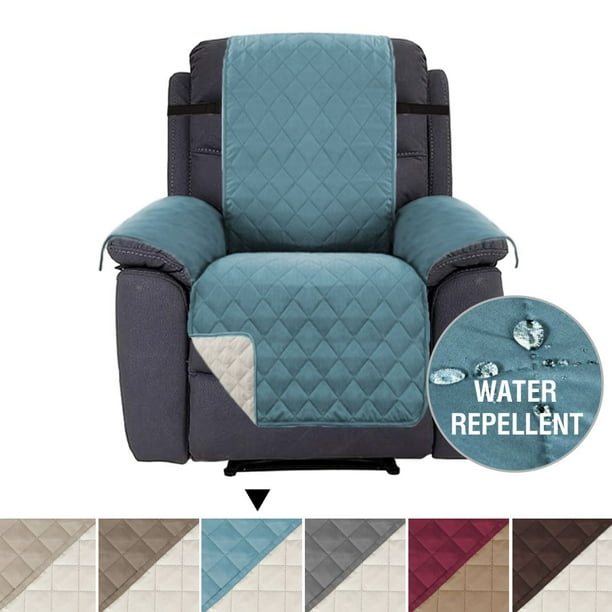 H.VERSAILTEX 1Piece Reversible Quilted Recliner Pet Cover Protector