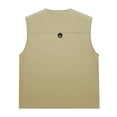 thumbnail image 4 of Sookity Men's Outdoor Fishing Vest Casual Hiking Vests Lightweight Waterproof Sleeveless Tanks Utility Cargo Jacket for Hiking Hunting with Pocket,Mens Khaki Vest XXXXXL, 4 of 5