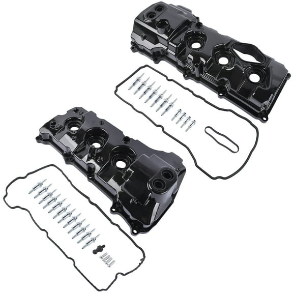 Mustrod Pair Left & Right Aluminum Engine Valve Cover for F-150 3.5L V6 2013-2016; 2015-2017 Lincoln Navigator