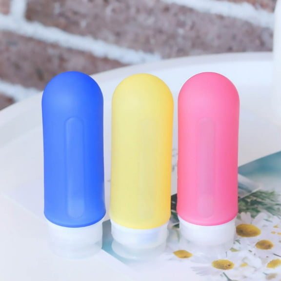 FELTECHELECTR Leak-Proof 6-Pack Travel Size Toiletry Bottles Set, Portable Wash Bottles for Travel and Outdoor Use