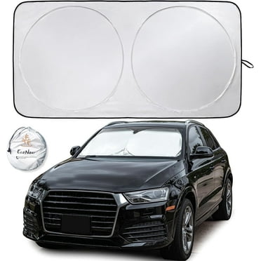 EcoNour Car Windshield Sun Shade | 2025 Upgraded Innovative No-Light-Pass Technology for Maximum Coverage | Foldable Sun Shade Keeps Your Vehicle Cool | Must-Have Car Accessories | Small (59" x 29")