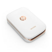 HP Sprocket Portable Photo Printer, print Social Media Photos on 2x3 Sticky-Backed Paper - White (X7N07A)