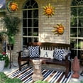 thumbnail image 3 of J-Fly Sun Face Metal Multicolor Iron Wall Art Decor, 40 Count, 3 of 7