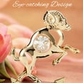 thumbnail image 4 of Matashi 24K Gold Plated Zodiac Figurine Aries Design with Crystal Accents Astrological Decorative Tabletop Display – Single Piece, 4 of 7