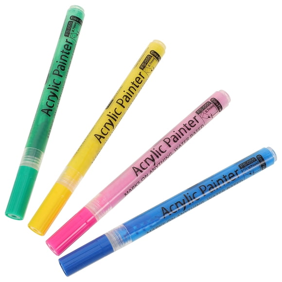 4 Pcs Stylos de Couleur pour Clubs de Golf Marqueur de Coloriage pour Clubs de Golf Stylo de Tête Stylo de Couleur pour Tiges de Golf