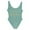 Mint Green, variant on One Piece Swimsuits for Women Team Bride Bathing Suit Padded Bridesmaid Adjustable Tie Back Bridal Tankinis Swimwears