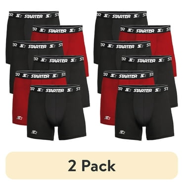 (2 pack) Starter Cotton Mens Briefs Breathable Underwear for Men, Medium Multi Color 6-Pack