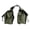 Green, variant on M Buder Large Capacity Bike Saddle Bag Bicycle Rear Rack Trunk Foldable Commuting Pannier Storage For Travel Commuter Everyday Use Black (12.2 inches / 31 cm)