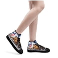 thumbnail image 6 of One Nation Under God American flag High Top Canvas Shoes Sneakers Black Size 4.5, 6 of 7