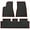 Red Edge, variant on Car Floor Mats Custom Fit for Tesla Model 3 Highland 2024 2025 Black Rubber Auto Liner Mats All Weather Protection Odorless