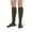 Brown, variant on Ames Walker AW Style 180 E-Z Walker Plus Diabetic 8-15 Mild Compression Knee High Socks - Help prevent discomfort swelling and mild venous issues - Moisture wicking - Padded foot