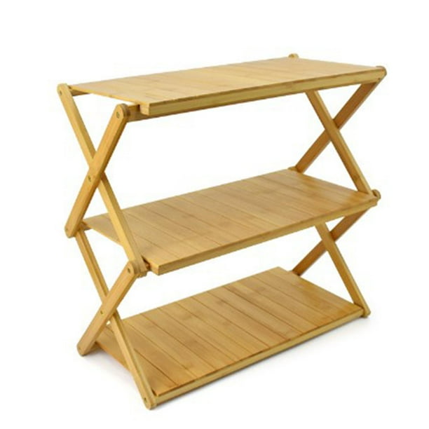 Estante Plegable DE, Organizador de Almacenamiento de Escrito de Múltiples Capas, Ahorro de Espacio, Potente Soporte de Carga, Estante de Almacenamiento Portátil para acampar