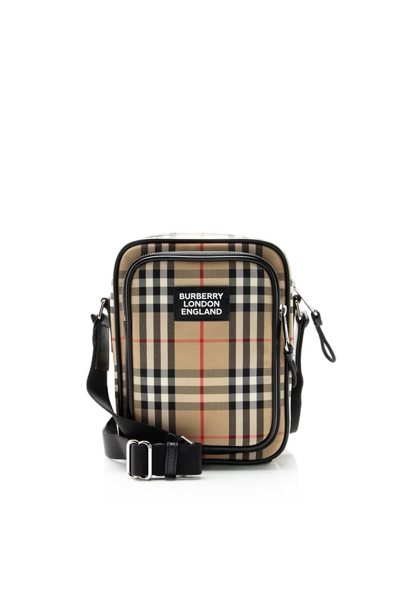 Pre-Owned Burberry Vintage Check Freddie Crossbody