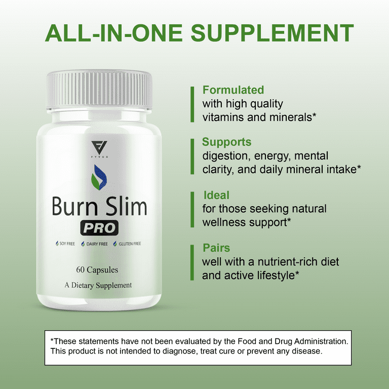 Burn Slim Weight Management, BurnSlim Pro Overall Health Support