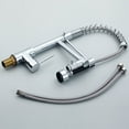 thumbnail image 5 of Compañero de cocina sin esfuerzo, grifo de acero inoxidable de calidad sólida con rociador desplegable para giro de 360 grados, fácil de mantener, 5 of 5