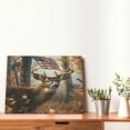 thumbnail image 4 of Balery American Wildlife Deer Forest Pattern Canvas Decorative Picture – 30x40in Premium Wall Art, Modern Canvas Print for Home Decor（Horizontal）, 4 of 6