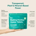thumbnail image 3 of Washing Machine Cleaner Tablets Made in USA | Washer Machine Cleaner & Deodorizer | Removes Gunk & Grime | 7 Natural, Biodegradable, Plant-Based Ingredients | 24 Tablets - 12 Month Supply, 3 of 4