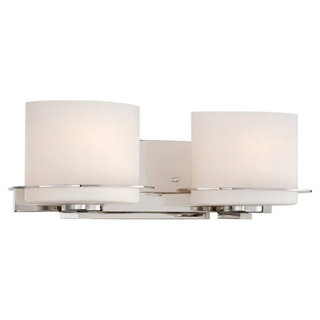 - Lighting 60/5102 Bathroom Fixtures Loren Indoor Lighting Vanity Light ;Polished Nickel