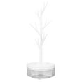 thumbnail image 1 of Jewelry Display Storage Rack, Jewelry Hanging Tree Stand Multipurpose Bottom Tray Design  For Keys White, 1 of 8