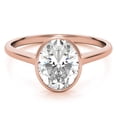 thumbnail image 6 of Auory Perfect Rose Gold Moissanite Solitaire Ring for Proposing to Her, 6 of 10
