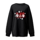 thumbnail image 5 of Sudadera Para Mujer, Sudaderas de Otoño, Blusa Holgada de Manga Larga Con Cuello Redondo A La Moda, Camisetas Con Estampado Navideño Odeerbi ODB150885, 5 of 5