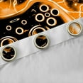 thumbnail image 4 of Castle Fairy Video Game Blackout Curtains Set of 2 (52x84 Each) for Teens Women Men,Abstract Orange Lightning Window Curtains,Gradient Gamer Curtains and Drapes,Super Cozy Room Decor, 4 of 6