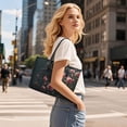 thumbnail image 7 of TSOVTHRID Dragonfly Rose Black Print Handbag and Wallet Set Women Tote Bag Handbags PU Leather Hobo Shoulder Bags 2 Pcs with Coin Purses Waterproof Top Handle Handbag, 7 of 7