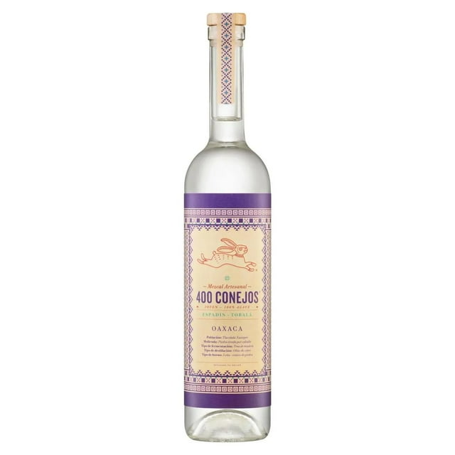 Pack de 12 Mezcal 400 Conejos Espadin Tobala 700 ml