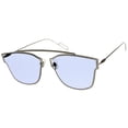 thumbnail image 2 of sunglassLA - Modern Fashion Ultra Thin Open Metal Minimalist Pantos Aviator Sunglasses - 55mm, 2 of 4