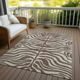 thumbnail image 6 of Addison Rugs Chantille Indoor/Outdoor Transitional Geometric, Abstract Brown Washable Rectangle Rug, 2'6" x 3'10", 6 of 6